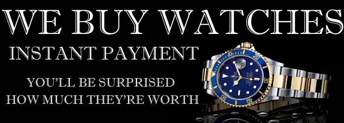 We buy watches new arrivals